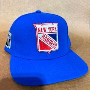 NHL New York Rangers Mitchell & Ness Alternative Flip SnapBack Hat - Blue